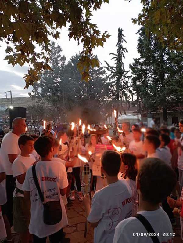 Υποδοχή φλόγας της αγάπης από τον Σύλλογο Αιμοδοσίας Γαλατινής