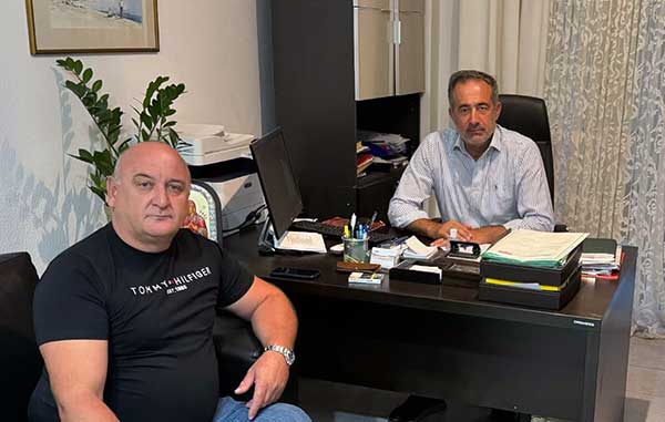 Συνάντηση του Βουλευτή Στάθη Κωνσταντινίδη για το δάσος του Λιβαδερού με τον Πρόεδρο της Τοπικής Κοινότητας Σπύρο Νίκο