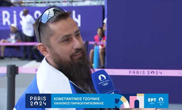 Ο Κωνσταντίνος Τζούνης κατέκτησε το χάλκινο μετάλλιο στον τελικό της δισκοβολίας F56 των Παραολυμπιακών Αγώνων- “Μάνα τα καταφέραμε”