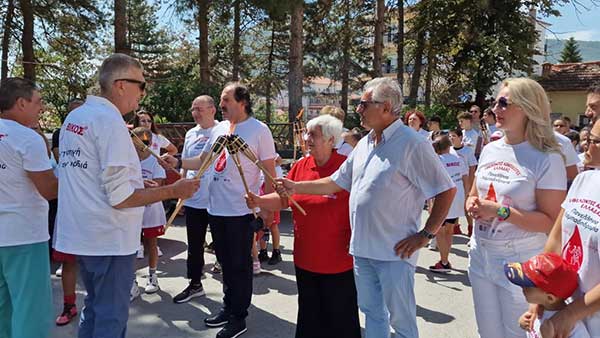 Από τη Φλώρινα πέρασε η 22η Πανελλήνια Λαμπαδηδρομία Εθελοντών Αιμοδοτών