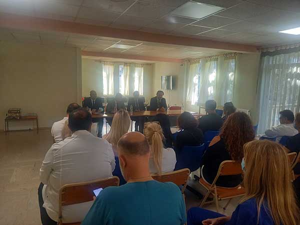 Επισκέφτηκε το Μαμάτσειο ο υφυπουργός Υγείας κ. Μάριος Θεμιστοκλέους