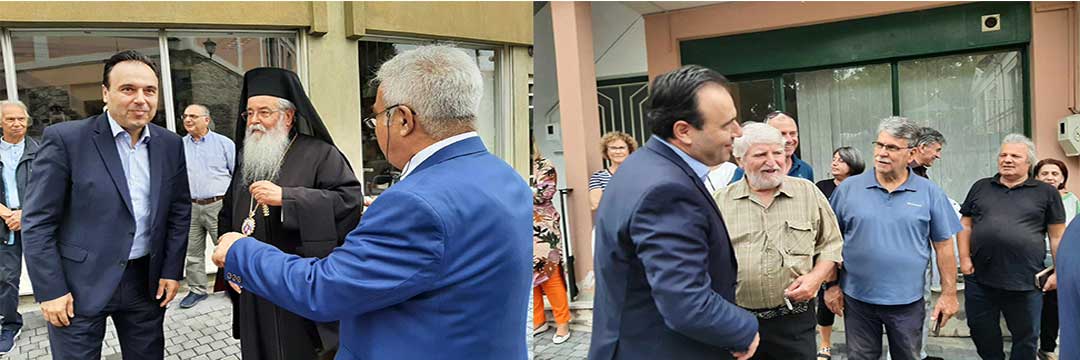 Ο Υπουργός Ψηφιακής Διακυβέρνησης Δημήτρης Παπαστεργίου στο Βελβεντό