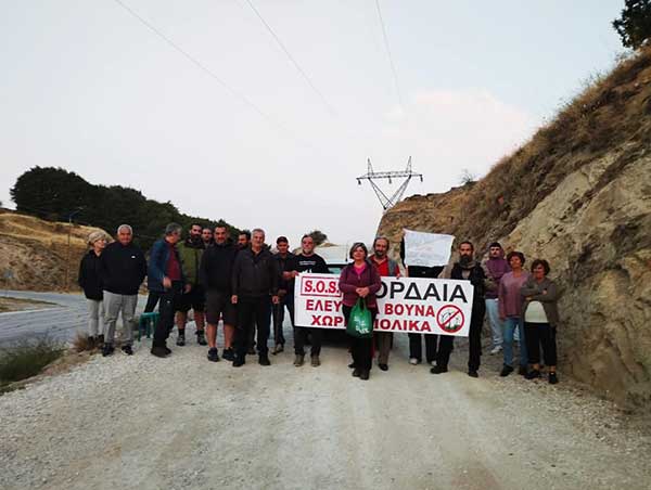 Παρέμβαση στη θέση “Δούκα” για σταμάτημα τοποθέτησης ανεμογεννητριών