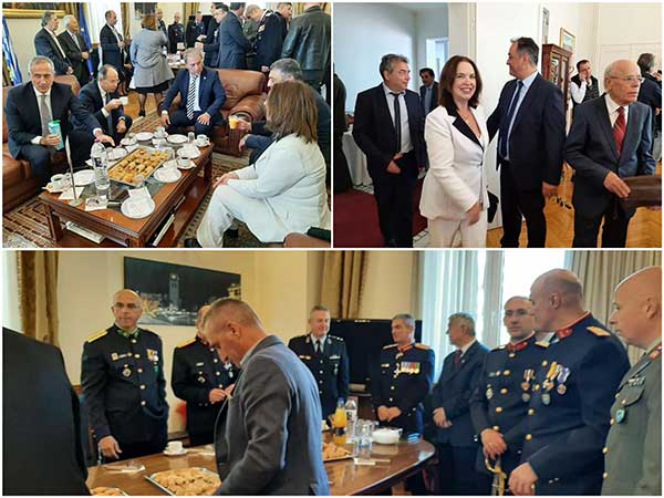 Η δεξίωση στο δημαρχείο Κοζάνης και οι δηλώσεις