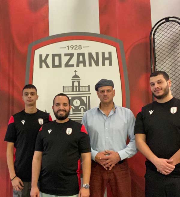 ΦΣ Κοζάνη: Ευχαριστήριο στους φυσικοθεραπευτές Απόστολο Κοντογιάννη, Γιώργο Δεληζήση, Γιάννη Μεϊχανετσίδη και Βασίλη Παναγιωτίδη
