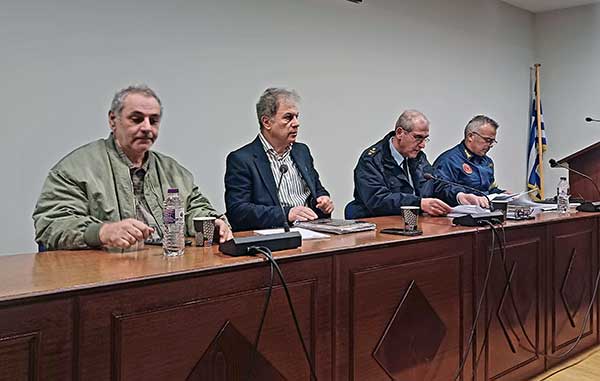Συνεδρίαση του (Π.Ε.Σ.Ο.Π.Π.) της Περιφέρειας Δυτικής Μακεδονίας ενόψει της επικείμενης κακοκαιρίας