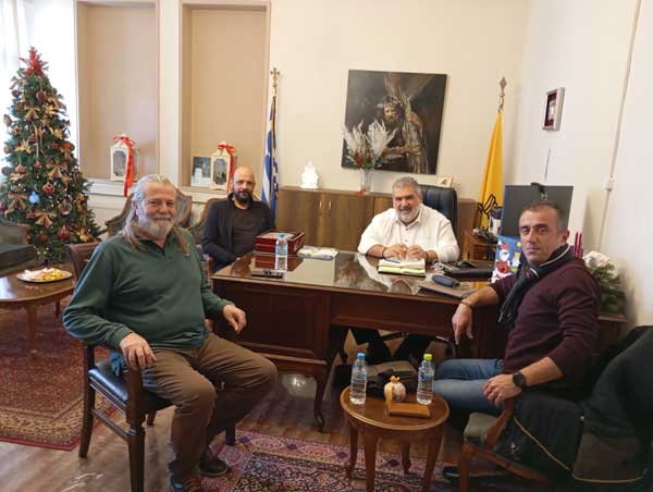 Tο νεοεκλεγέν προεδρείο του Εργατικού Κέντρου Πτολεμαΐδας επισκέφθηκε τον Παναγιώτη Πλακεντά