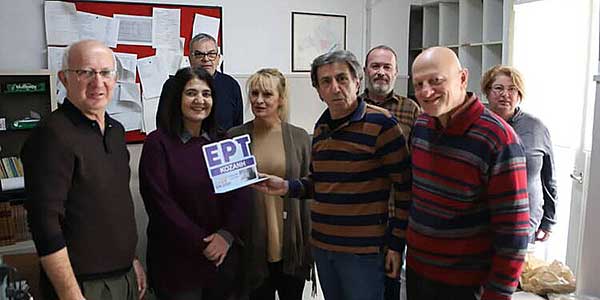 Ο δημοσιογράφος Θωμάς Κάστιας τιμήθηκε από συναδέλφους του στην ΕΡΤ με αφορμή τη συνταξιοδοτησή του