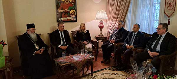 Κάλαντα και ευχές Χριστουγέννων στο Μητροπολίτη Σερβίων και Κοζάνης κ. Παύλο