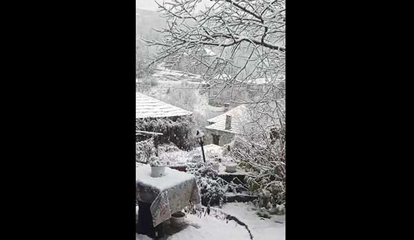 Xιόνισε και στον Πεντάλοφο! (Βίντεο)