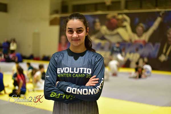 Η Κωνσταντίνα Αλμασίδου στο Taekwondo Winter Camp 2025 του Βελιγραδίου