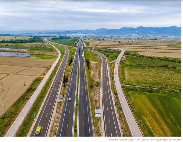 Αυτοκινητόδρομος Ε65 – Βόρειο Τμήμα: Το 70% αγγίζει η πρόοδος του έργου – Σε εξέλιξη οδοστρώσεις και ασφαλτοστρώσεις