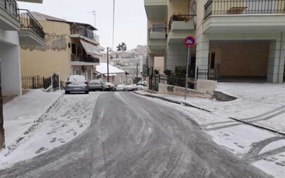 Η εικόνα στους δρόμους της Κοζάνης