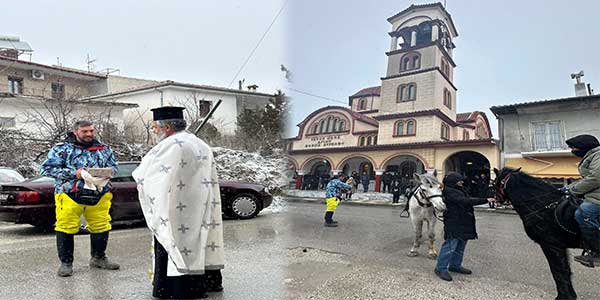 Υποδοχή των λειψάνων του Αγίου Νικάνορα στην Άνω Κώμη