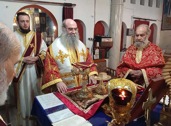 Με Αρχιερατική Θεία Λειτουργία από τον Θεοφιλέστατο Επίσκοπο Αμφιπόλεως κ. Χριστοφόρο η Ιερή Πανήγυρη για τον Άγιο Βλάσιο σε Ίμερα και Αύρα