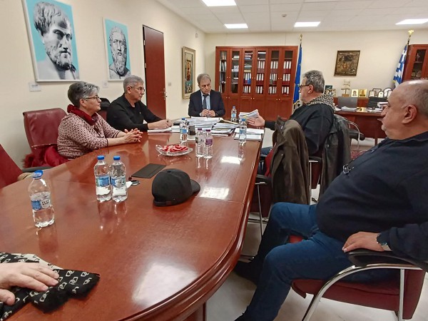 Με το Γιώργο Αμανατίδη συναντήθηκε αντιπροσωπεία κατοίκων της Κοινότητας Δρεπάνου