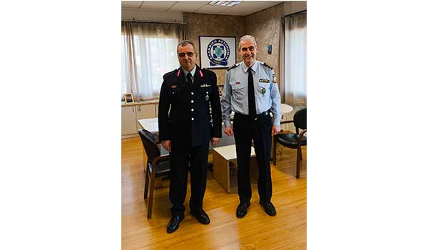 Εθιμοτυπική επίσκεψη στον Γενικό Περιφερειακό Αστυνομικό Διευθυντή Δυτικής Μακεδονίας πραγματοποίησε ο Διοικητής της Σχολής Αστυφυλάκων Ελληνικής Αστυνομίας