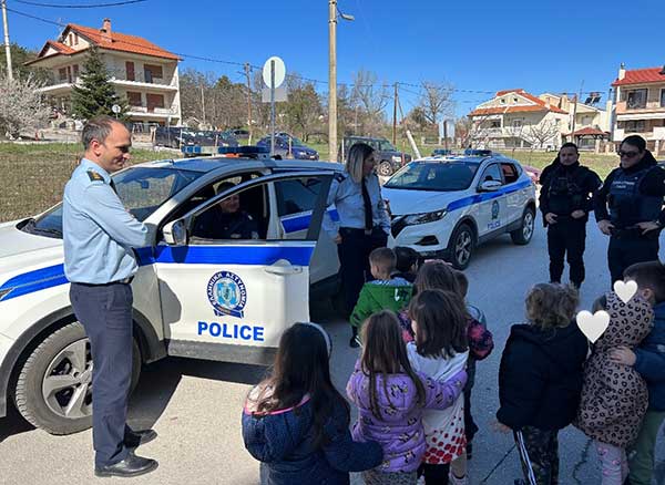 Δράσεις για την ευαισθητοποίηση και την εξοικείωση των μικρών παιδιών με την Ελληνική Αστυνομία στη Φλώρινα