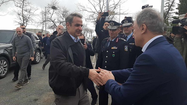 Ο πρωθυπουργός Κυριάκος Μητσοτάκης στην Κοζάνη