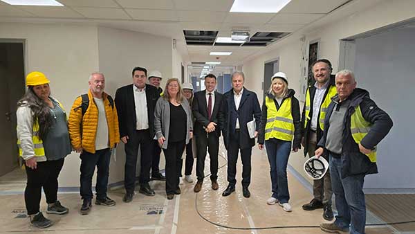 Στην υπό κατασκευή νέα πτέρυγα του Μαμάτσειου Νοσοκομείου Κοζάνης