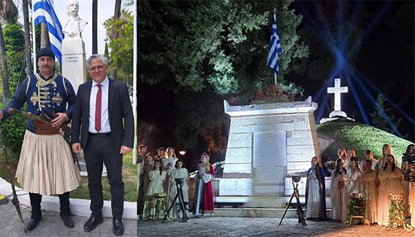 Στις εκδηλώσεις για τα 199 χρόνια από την έξοδο του Μεσολογγίου ο Δήμαρχος Βοΐου Χρήστος Ζευκλής