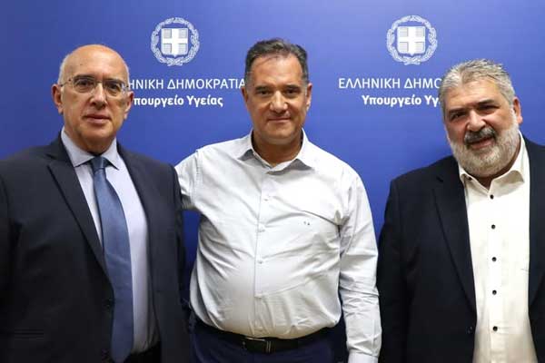 Ο υπουργός Υγείας συναντήθηκε με το Μιχάλη Παπαδόπουλο και τον Παναγιώτη Πλακεντά