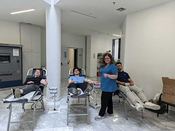 Με επιτυχία ολοκληρώθηκε σήμερα η εθελοντική αιμοδοσία στην Πανεπιστημιούπολη της ΖΕΠ από τον Σύλλογο Εθελοντών Αιμοδοτών Κοζάνης