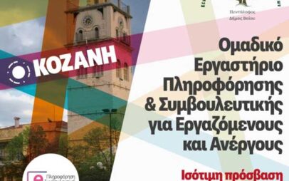 Έναρξη συνεργασίας του Κέντρου Φιλοξενίας Ασυνόδευτων Ανηλίκων Πενταλόφου με το Ινστιτούτο Εργασίας Γ.Σ.Ε.Ε., παράρτημα Κοζάνης