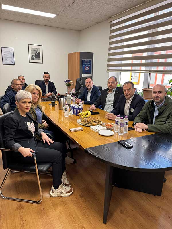 Συνάντηση του ΔΣ του Εμπορικού Συλλόγου Πτολεμαΐδας – Εορδαίας με τον Διοικητή του Μποδοσάκειου
