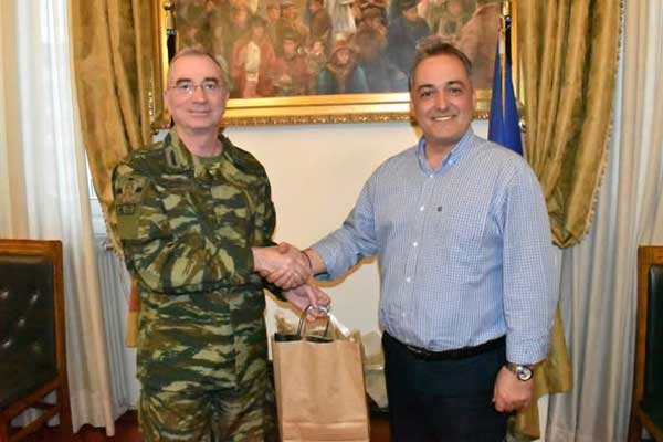 Συνάντηση του Διοικητή της 1ης Στρατιάς με το Δήμαρχο Κοζάνης