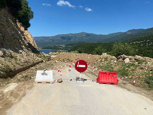 Κλειστός από σήμερα ο δρόμος για το Πολύφυτο στη Θέση Κούρναβος