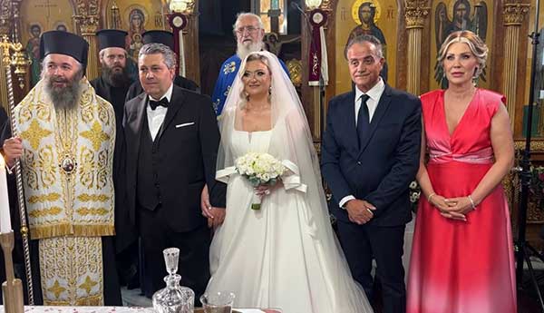 Ο γάμος  του  προέδρου των Αναργύρων Γιώργου Τσισμαλίδη με την αντιδήμαρχο Αμυνταίου