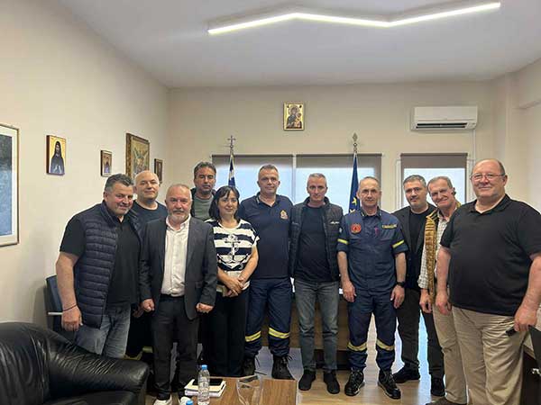 Στην Πυροσβεστική Υπηρεσία Κοζάνης οι Αντιδήμαρχοι Πολιτικής Προστασίας από Δήμους της Δυτικής Μακεδονίας