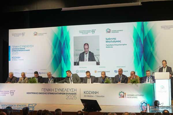 Οι εργασίες της Γενικής Συνέλευσης της ΚΕΕΕ είναι διαθέσιμες στο κανάλι you tube του Επιμελητηρίου Κοζάνης