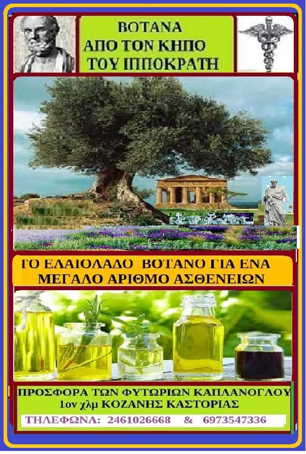Ελαιόλαδο, η λύση για μεγάλο αριθμό ασθενειών