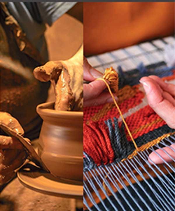 Workshops Κεραμικής και Υφαντικής Τέχνης σε Βλάστη και Ψαράδες