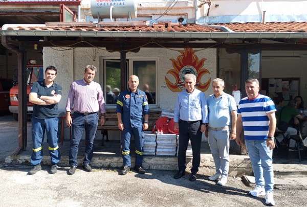 Παράδοση εξοπλισμού πυρόσβεσης στην Π.Υ. Καστοριάς, παρουσία του Περιφερειάρχη Δυτ. Μακεδονίας Γ. Αμανατίδη
