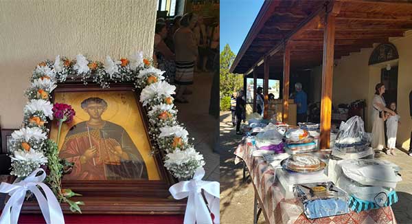Πανηγυρίζει ο Άγιος Φανούριος στο Σιόποτo