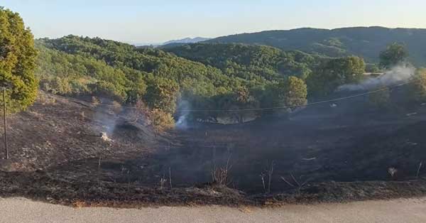 Υπό έλεγχο η φωτιά στο χωριό Εκκλησιές των Γρεβενών-Σπινθήρας από ζάντα ΙΧ η αιτία της φωτιάς σύμφωνα με αναφορές