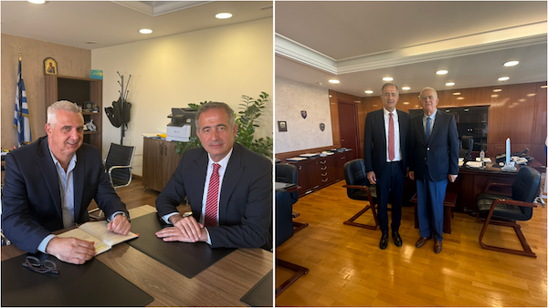 Συναντήσεις του βουλευτή ΠΕ Κοζάνης, Στάθη Κωνσταντινίδη, με τον Υφυπουργό Προστασίας του Πολίτη και τον ΓΓ Αντεγκληματικής Πολιτικής