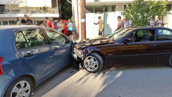 Τροχαίο ατύχημα στην Οδό Αδύσσης στην Πτολεμαΐδα