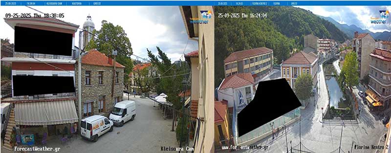 Το ForecastWeather τοποθέτησε νέα κάμερα σε Φλώρινα και Κλεισούρα Καστοριάς
