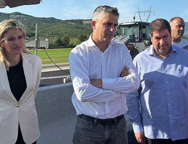Χρίστος Δήμας: Τα τελευταία 45,5 χλμ. του Ε65, από Καλαμπάκα μέχρι τον κόμβο της Εγνατίας στα Γρεβενά, θα είναι έτοιμα το 2ο τρίμηνο του 2026