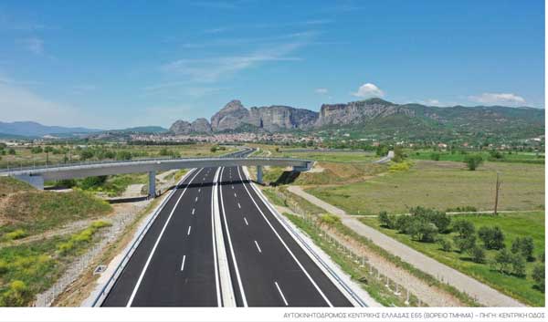 Αυτοκινητόδρομος Ε65: Σπάει το φράγμα του 80% η πρόοδος στο βόρειο τμήμα Καλαμπάκα-Εγνατία