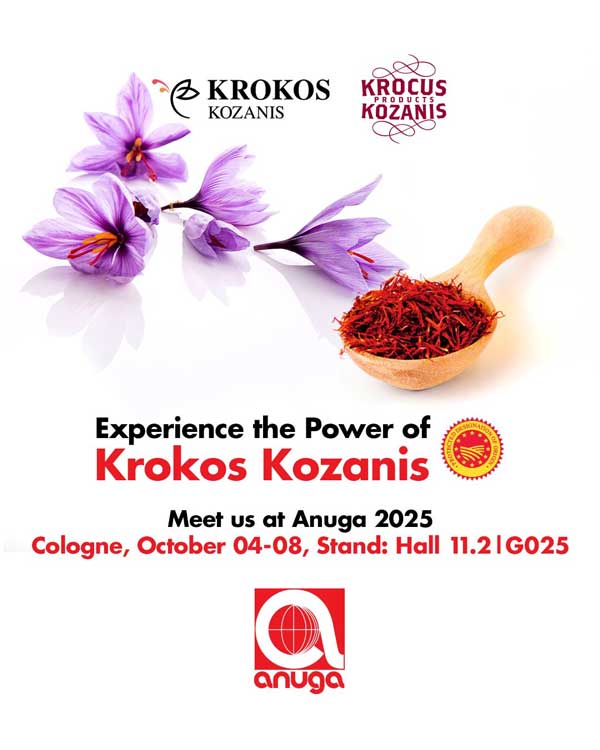 Ο Κρόκος Κοζάνης θα συμμετάσχει στην Anuga Food & Beverage Business 2025