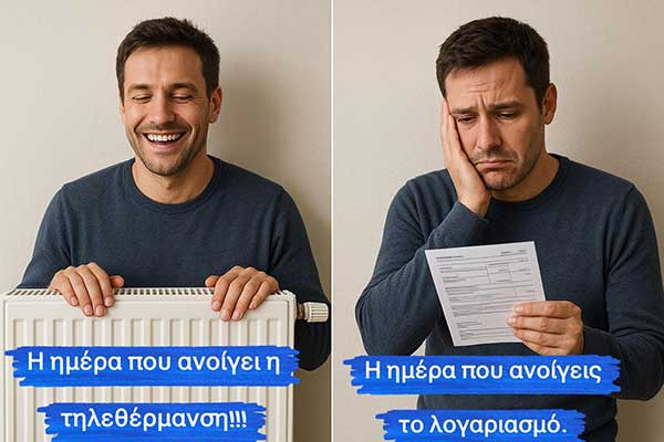 Η χιουμοριστική ανάρτηση του Κώστα Καρανάτσιου για την τηλεθέρμανση
