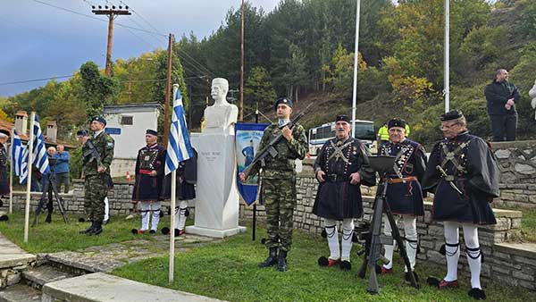 Τιμήθηκε η μνήμη του Μακεδονομάχου Παύλου Μελά