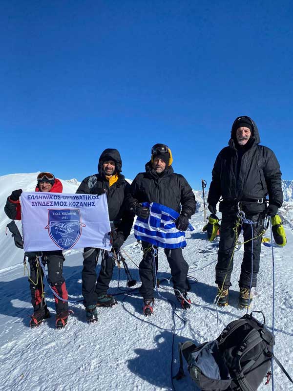 Πάτησαν στα 6470 μέτρα Κοζανίτες ορειβάτες του ΕΟΣ Κοζάνης