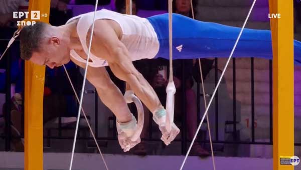 Ο Λευτέρης Πετρούνιας κατέκτησε την 5η θέση στον τελικό των κρίκων στο Παγκόσμιο Πρωτάθλημα της Τζακάρτα