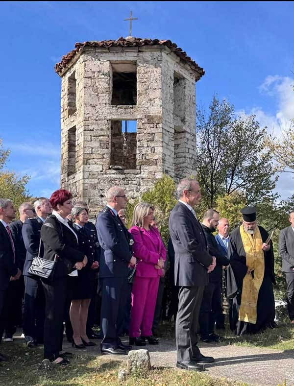Ο Γενικός Περιφερειακός Αστυνομικός Διευθυντής Δ. Μακεδονίας στις εκδηλώσεις μνήμης στην Κορυτσά προς τιμήν των Ελλήνων πεσόντων κατά τον Ελληνο-ιταλικό πόλεμο